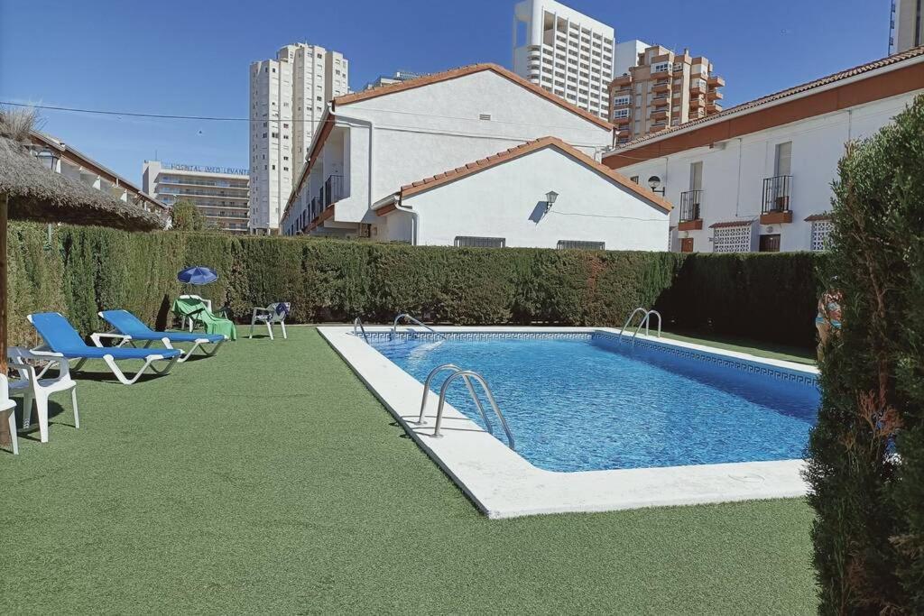 2 Bedroom Townhouse In Beautiful Gated Complex Benidorm Ngoại thất bức ảnh